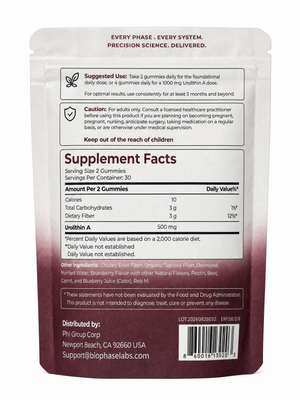 Urolithin A Gummies – 500 mg